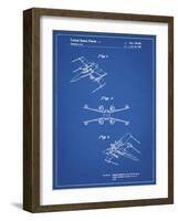 PP1060-Blueprint Star Wars X Wing Starfighter Star Wars Poster-Cole Borders-Framed Giclee Print