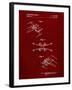 PP1060-Burgundy Star Wars X Wing Starfighter Star Wars Poster-Cole Borders-Framed Giclee Print