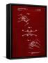 PP1060-Burgundy Star Wars X Wing Starfighter Star Wars Poster-Cole Borders-Framed Stretched Canvas