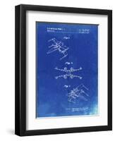 PP1060-Faded Blueprint Star Wars X Wing Starfighter Star Wars Poster-Cole Borders-Framed Premium Giclee Print