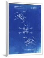 PP1060-Faded Blueprint Star Wars X Wing Starfighter Star Wars Poster-Cole Borders-Framed Premium Giclee Print