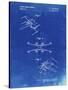 PP1060-Faded Blueprint Star Wars X Wing Starfighter Star Wars Poster-Cole Borders-Stretched Canvas