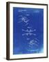 PP1060-Faded Blueprint Star Wars X Wing Starfighter Star Wars Poster-Cole Borders-Framed Giclee Print