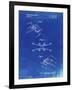 PP1060-Faded Blueprint Star Wars X Wing Starfighter Star Wars Poster-Cole Borders-Framed Giclee Print