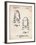 PP1063-Vintage Parchment Starwars r2d2 Patent Art-Cole Borders-Framed Giclee Print