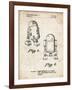 PP1063-Vintage Parchment Starwars r2d2 Patent Art-Cole Borders-Framed Giclee Print