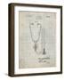 PP1066-Antique Grid Parchment Stethoscope Patent Poster-Cole Borders-Framed Giclee Print