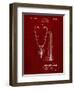 PP1066-Burgundy Stethoscope Patent Poster-Cole Borders-Framed Giclee Print