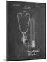 PP1066-Chalkboard Stethoscope Patent Poster-Cole Borders-Mounted Giclee Print