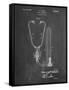 PP1066-Chalkboard Stethoscope Patent Poster-Cole Borders-Framed Stretched Canvas