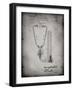 PP1066-Faded Grey Stethoscope Patent Poster-Cole Borders-Framed Giclee Print