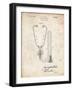 PP1066-Vintage Parchment Stethoscope Patent Poster-Cole Borders-Framed Giclee Print