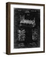 PP1068-Black Grunge Strait Jacket Patent Poster-Cole Borders-Framed Giclee Print