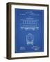 PP1069-Blueprint Streetcar Patent Poster-Cole Borders-Framed Giclee Print