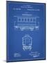 PP1069-Blueprint Streetcar Patent Poster-Cole Borders-Mounted Giclee Print