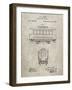 PP1069-Sandstone Streetcar Patent Poster-Cole Borders-Framed Giclee Print