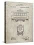 PP1069-Sandstone Streetcar Patent Poster-Cole Borders-Stretched Canvas