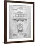 PP1069-Slate Streetcar Patent Poster-Cole Borders-Framed Giclee Print