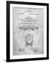 PP1069-Slate Streetcar Patent Poster-Cole Borders-Framed Giclee Print