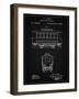 PP1069-Vintage Black Streetcar Patent Poster-Cole Borders-Framed Giclee Print