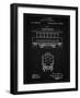 PP1069-Vintage Black Streetcar Patent Poster-Cole Borders-Framed Giclee Print