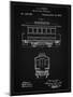 PP1069-Vintage Black Streetcar Patent Poster-Cole Borders-Mounted Giclee Print