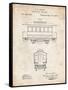 PP1069-Vintage Parchment Streetcar Patent Poster-Cole Borders-Framed Stretched Canvas