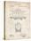 PP1069-Vintage Parchment Streetcar Patent Poster-Cole Borders-Stretched Canvas