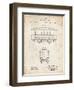 PP1069-Vintage Parchment Streetcar Patent Poster-Cole Borders-Framed Giclee Print