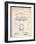 PP1069-Vintage Parchment Streetcar Patent Poster-Cole Borders-Framed Giclee Print