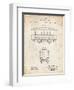 PP1069-Vintage Parchment Streetcar Patent Poster-Cole Borders-Framed Premium Giclee Print