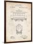 PP1069-Vintage Parchment Streetcar Patent Poster-Cole Borders-Framed Giclee Print