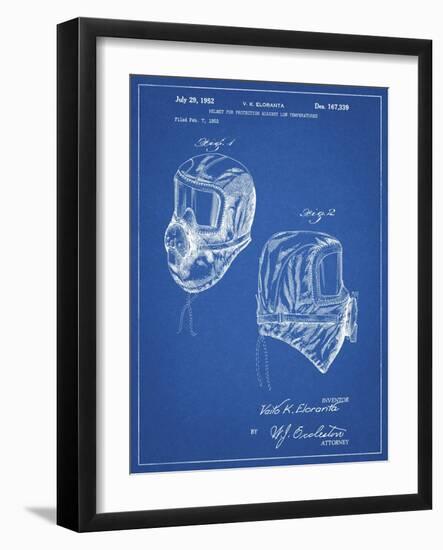 PP1071-Blueprint Sub Zero Mask Patent Poster-Cole Borders-Framed Giclee Print