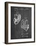 PP1071-Chalkboard Sub Zero Mask Patent Poster-Cole Borders-Framed Giclee Print