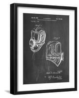 PP1071-Chalkboard Sub Zero Mask Patent Poster-Cole Borders-Framed Giclee Print