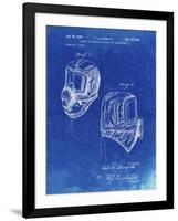 PP1071-Faded Blueprint Sub Zero Mask Patent Poster-Cole Borders-Framed Giclee Print