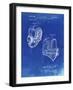 PP1071-Faded Blueprint Sub Zero Mask Patent Poster-Cole Borders-Framed Giclee Print