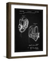 PP1071-Vintage Black Sub Zero Mask Patent Poster-Cole Borders-Framed Giclee Print