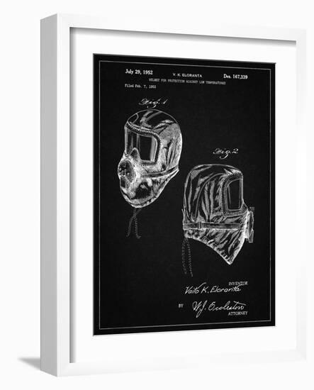 PP1071-Vintage Black Sub Zero Mask Patent Poster-Cole Borders-Framed Giclee Print