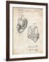 PP1071-Vintage Parchment Sub Zero Mask Patent Poster-Cole Borders-Framed Giclee Print