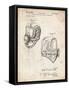 PP1071-Vintage Parchment Sub Zero Mask Patent Poster-Cole Borders-Framed Stretched Canvas