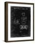 PP1072-Black Grunge Super Nintendo Console Remote and Cartridge Patent Poster-Cole Borders-Framed Giclee Print