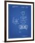 PP1072-Blueprint Super Nintendo Console Remote and Cartridge Patent Poster-Cole Borders-Framed Giclee Print