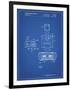 PP1072-Blueprint Super Nintendo Console Remote and Cartridge Patent Poster-Cole Borders-Framed Giclee Print