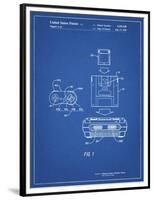 PP1072-Blueprint Super Nintendo Console Remote and Cartridge Patent Poster-Cole Borders-Framed Premium Giclee Print