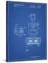 PP1072-Blueprint Super Nintendo Console Remote and Cartridge Patent Poster-Cole Borders-Stretched Canvas