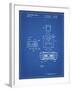 PP1072-Blueprint Super Nintendo Console Remote and Cartridge Patent Poster-Cole Borders-Framed Giclee Print