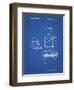 PP1072-Blueprint Super Nintendo Console Remote and Cartridge Patent Poster-Cole Borders-Framed Giclee Print