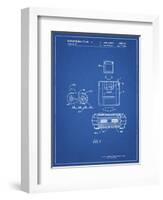 PP1072-Blueprint Super Nintendo Console Remote and Cartridge Patent Poster-Cole Borders-Framed Giclee Print