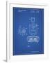 PP1072-Blueprint Super Nintendo Console Remote and Cartridge Patent Poster-Cole Borders-Framed Giclee Print